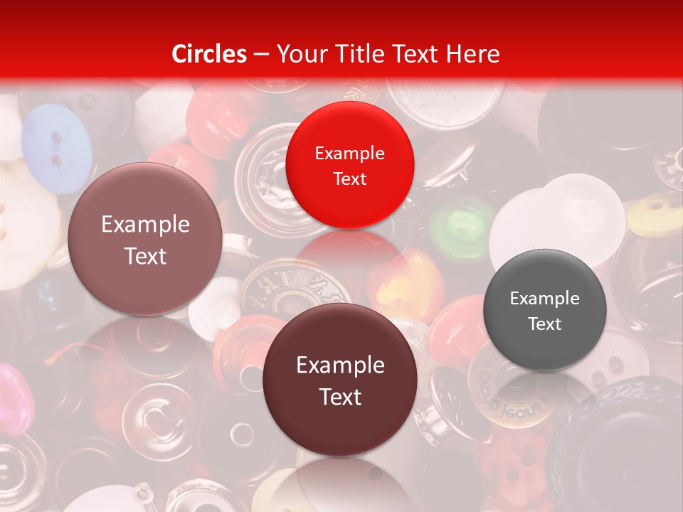 Fashion Image Circle PowerPoint Template