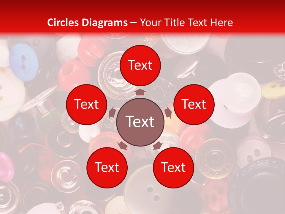 Fashion Image Circle PowerPoint Template