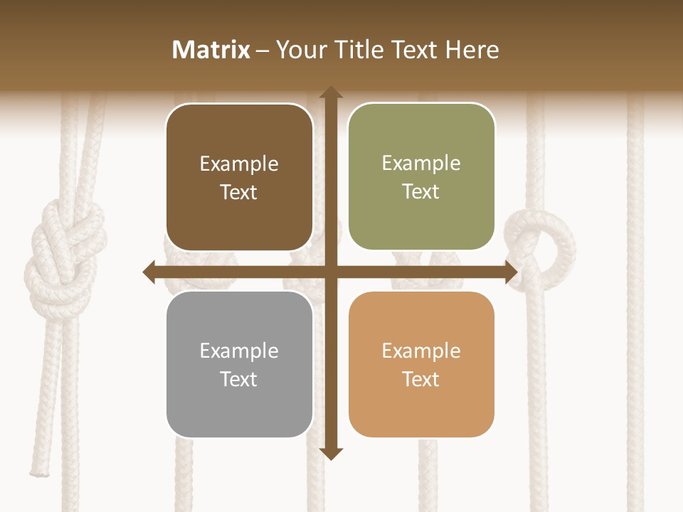 Thread String Together PowerPoint Template