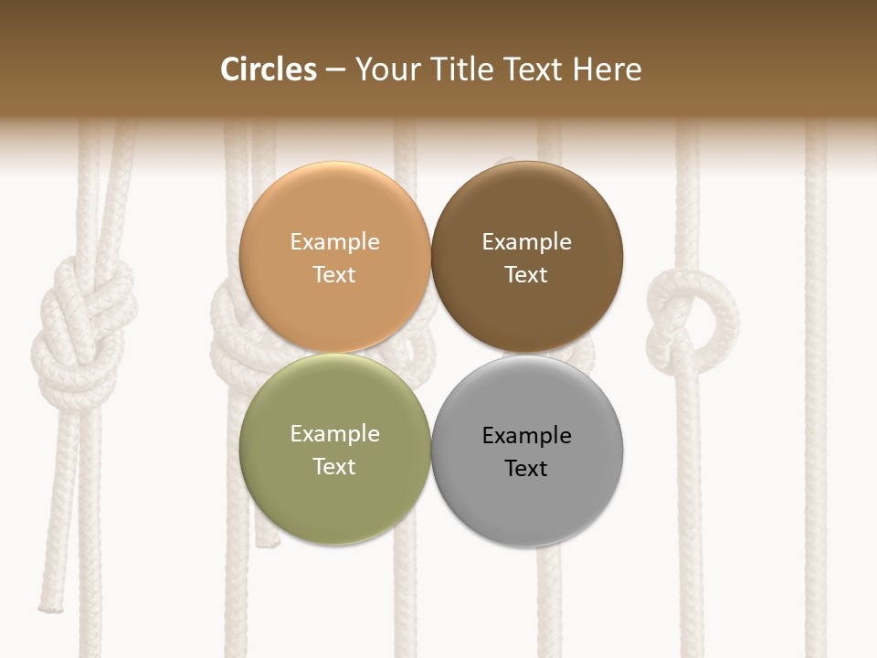 Thread String Together PowerPoint Template