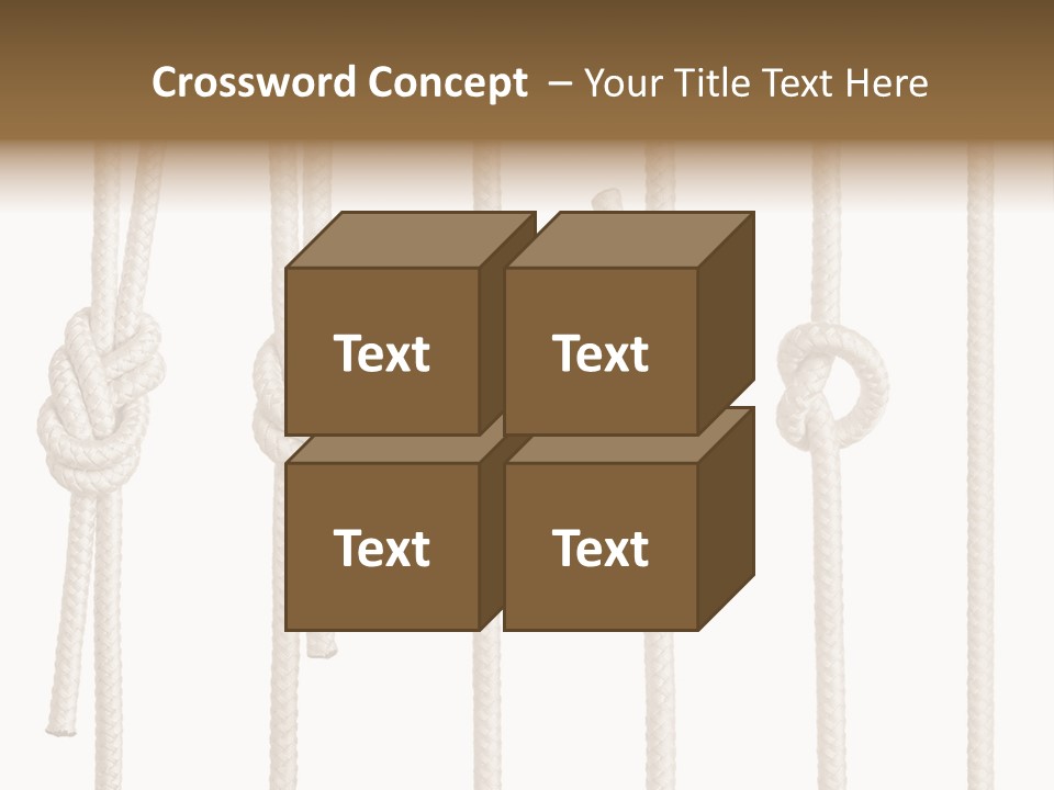 Thread String Together PowerPoint Template