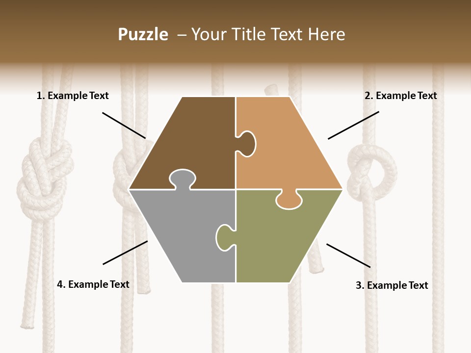 Thread String Together PowerPoint Template