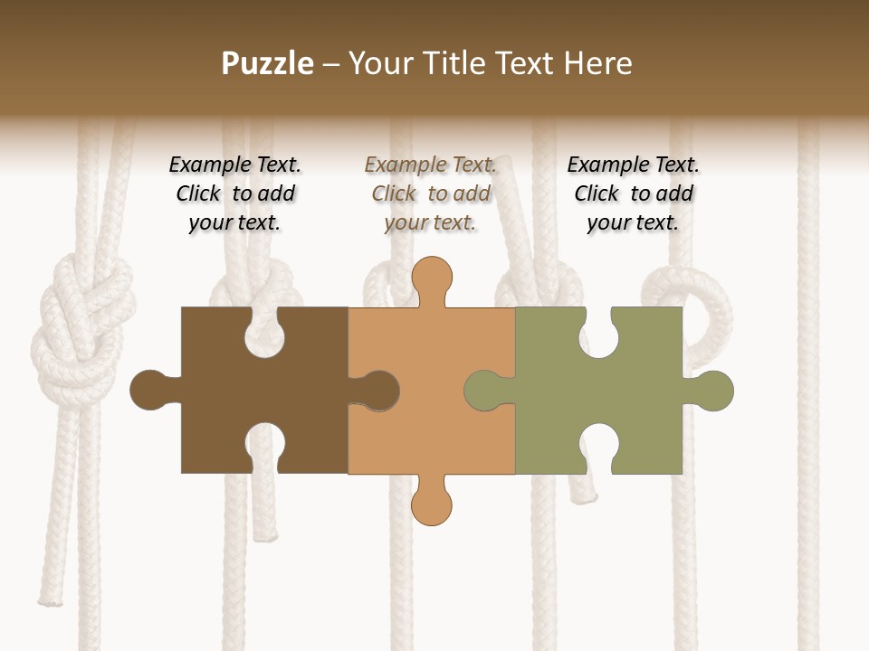 Thread String Together PowerPoint Template