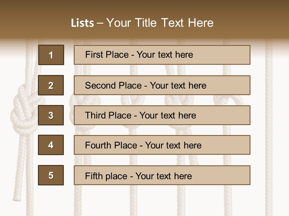 Thread String Together PowerPoint Template