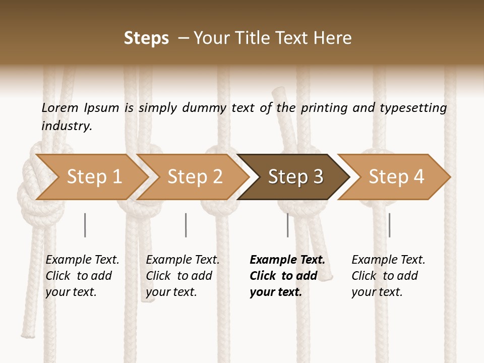 Thread String Together PowerPoint Template