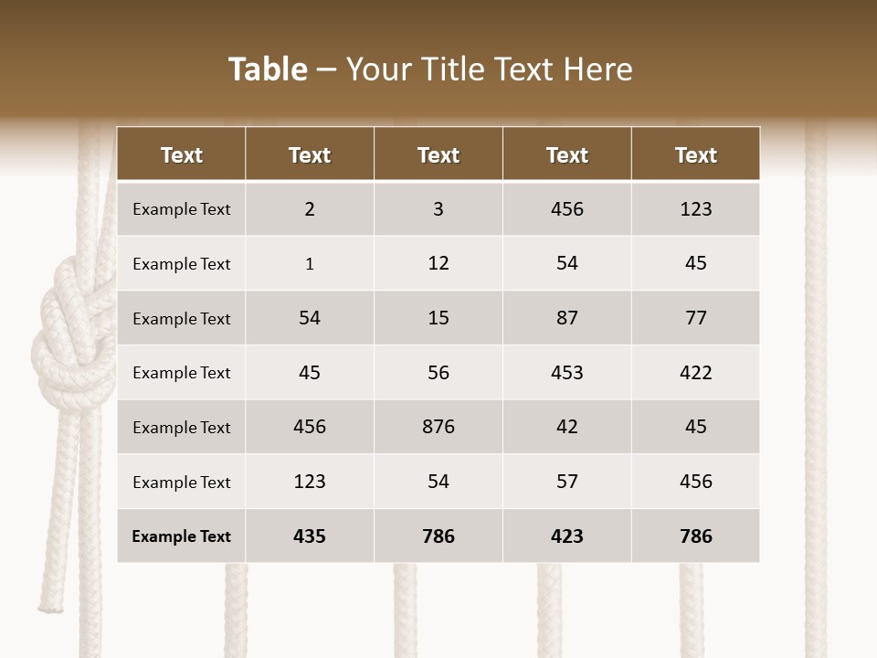 Thread String Together PowerPoint Template