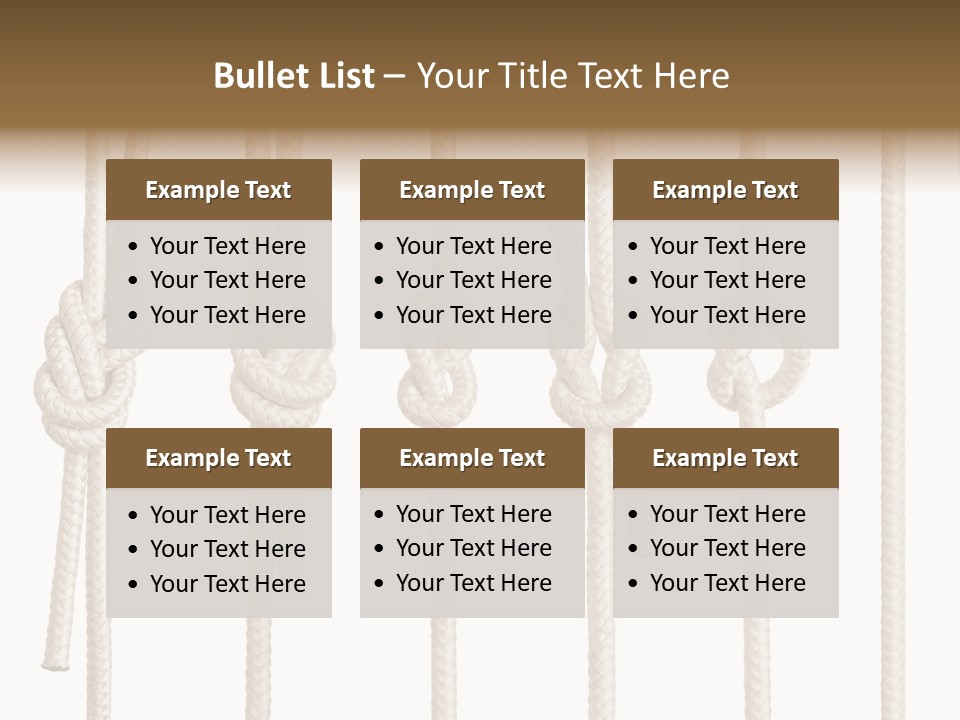 Thread String Together PowerPoint Template