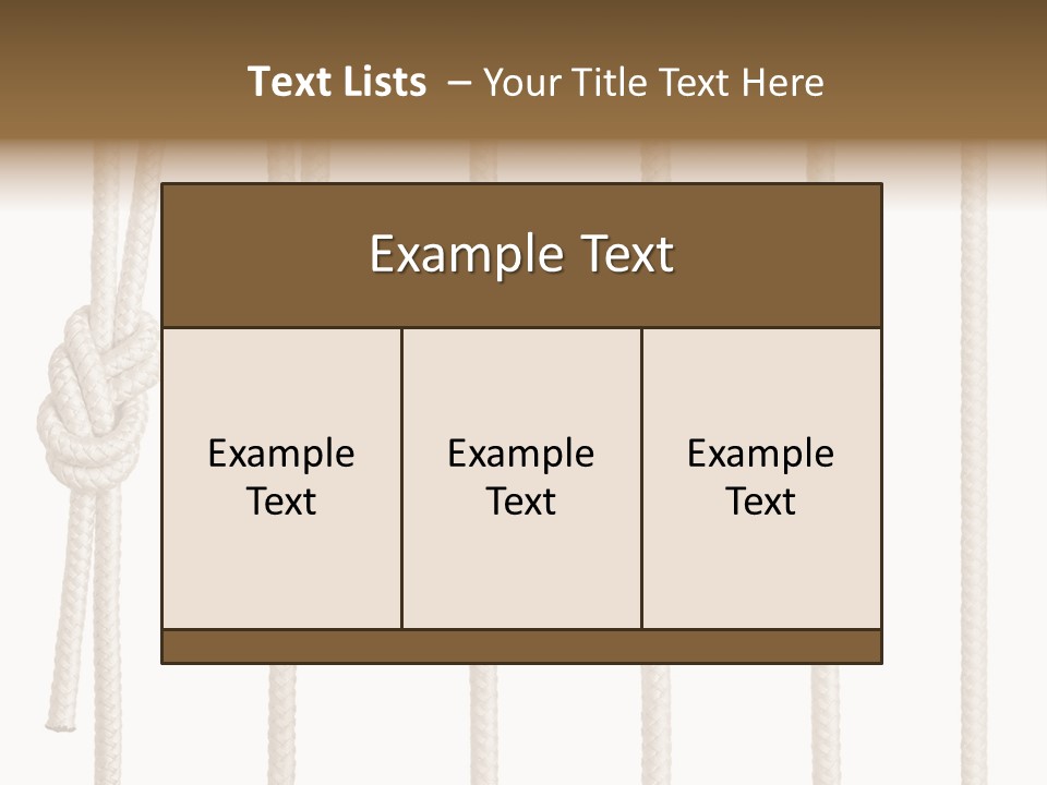 Thread String Together PowerPoint Template