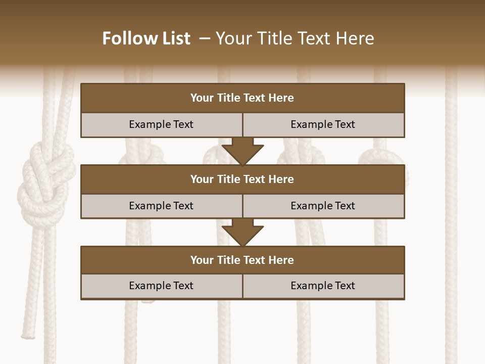 Thread String Together PowerPoint Template