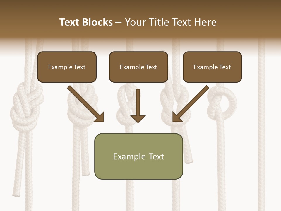 Thread String Together PowerPoint Template