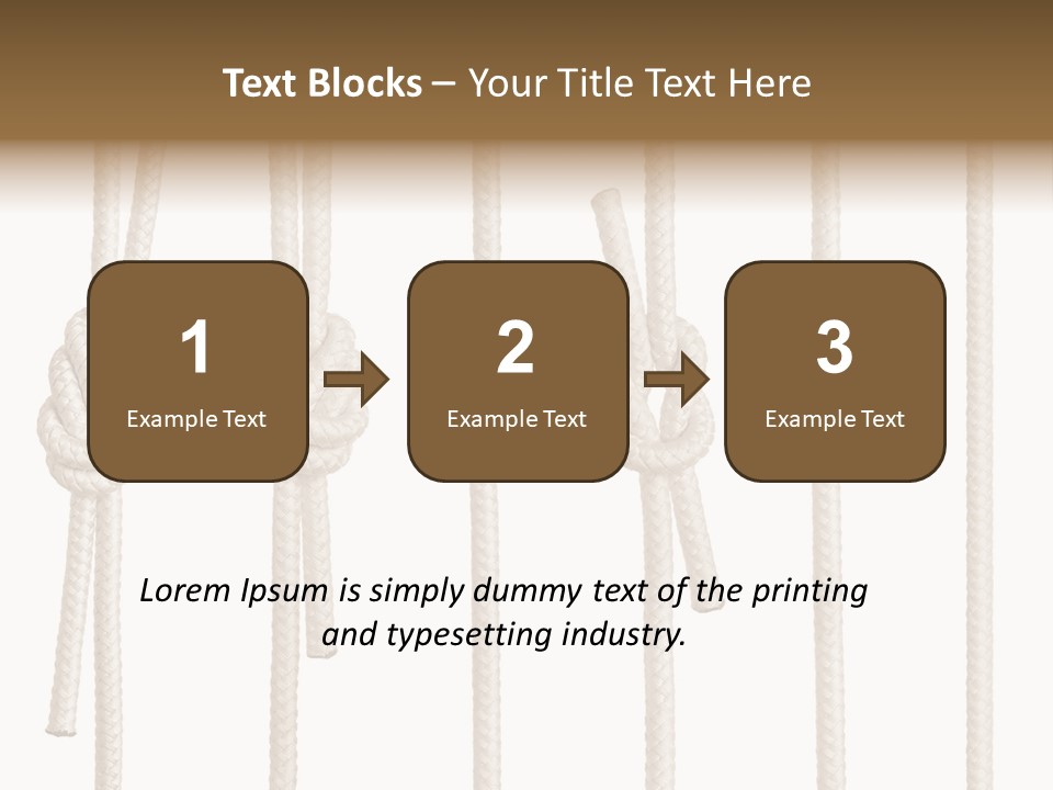 Thread String Together PowerPoint Template