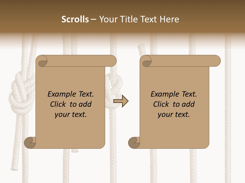 Thread String Together PowerPoint Template