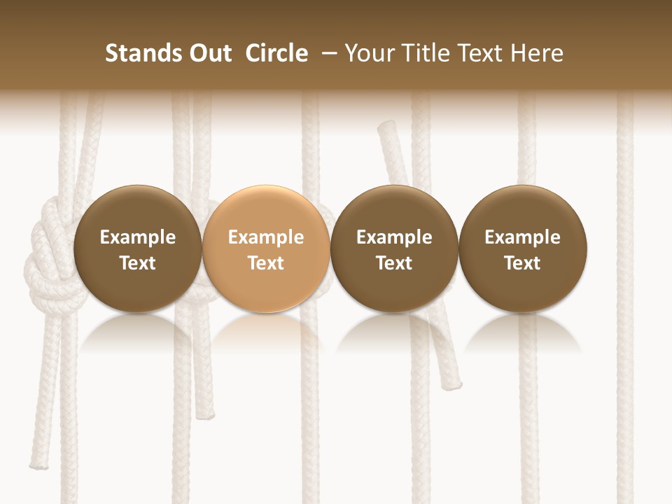 Thread String Together PowerPoint Template