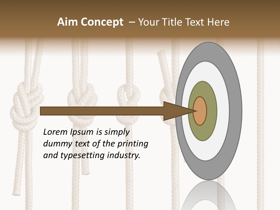 Thread String Together PowerPoint Template