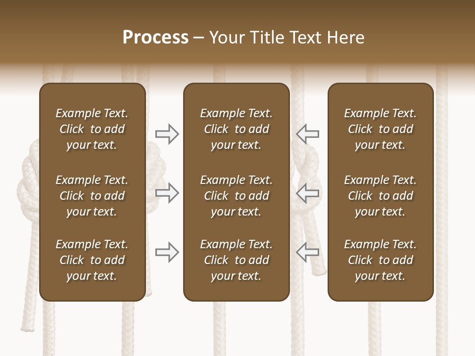 Thread String Together PowerPoint Template