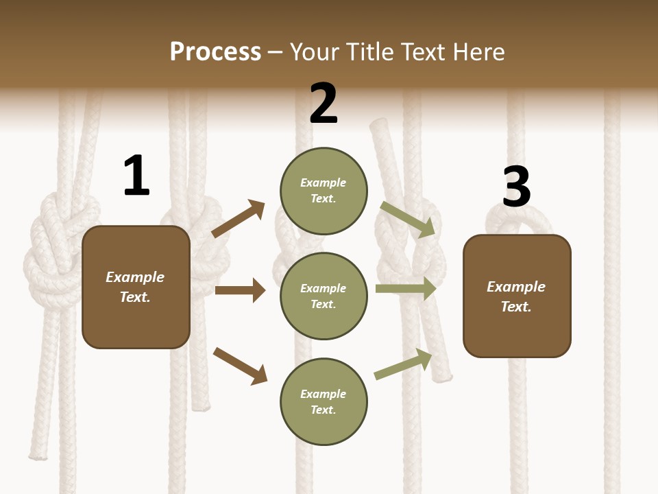 Thread String Together PowerPoint Template