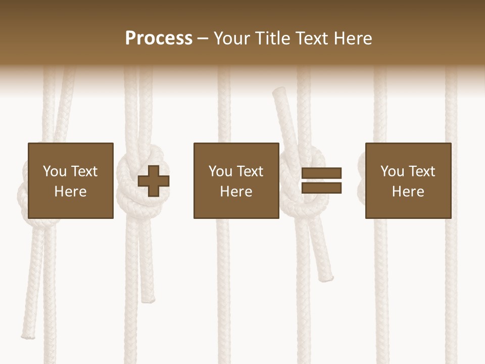 Thread String Together PowerPoint Template