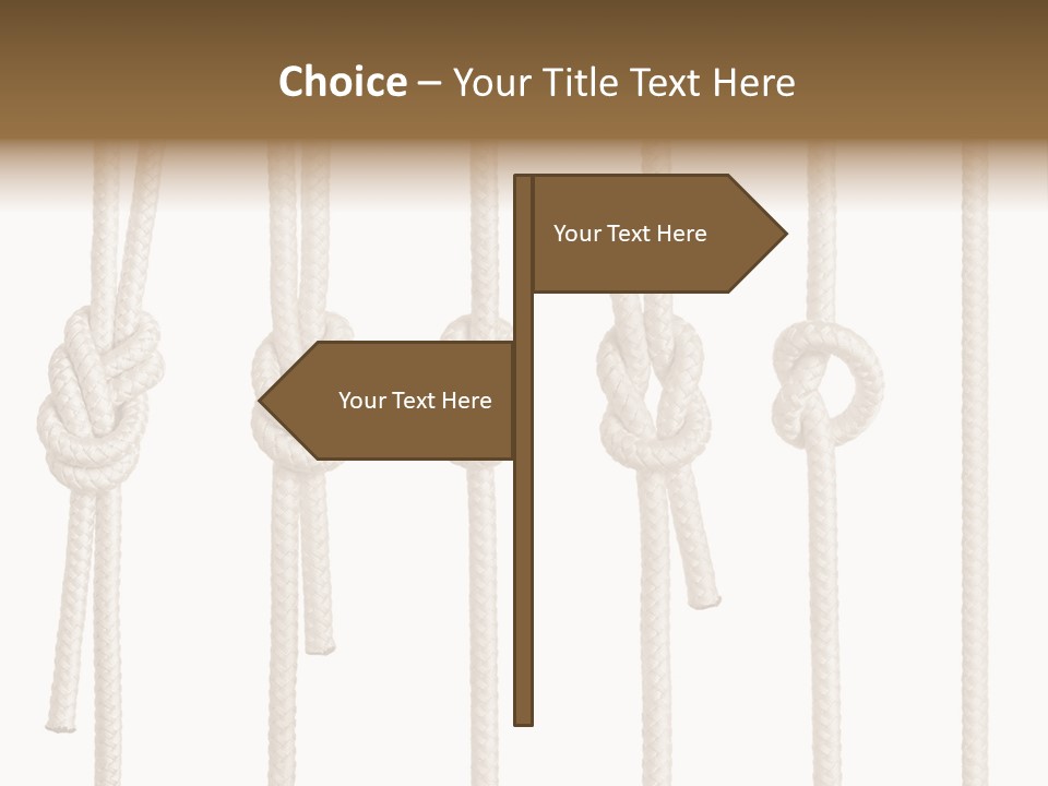 Thread String Together PowerPoint Template
