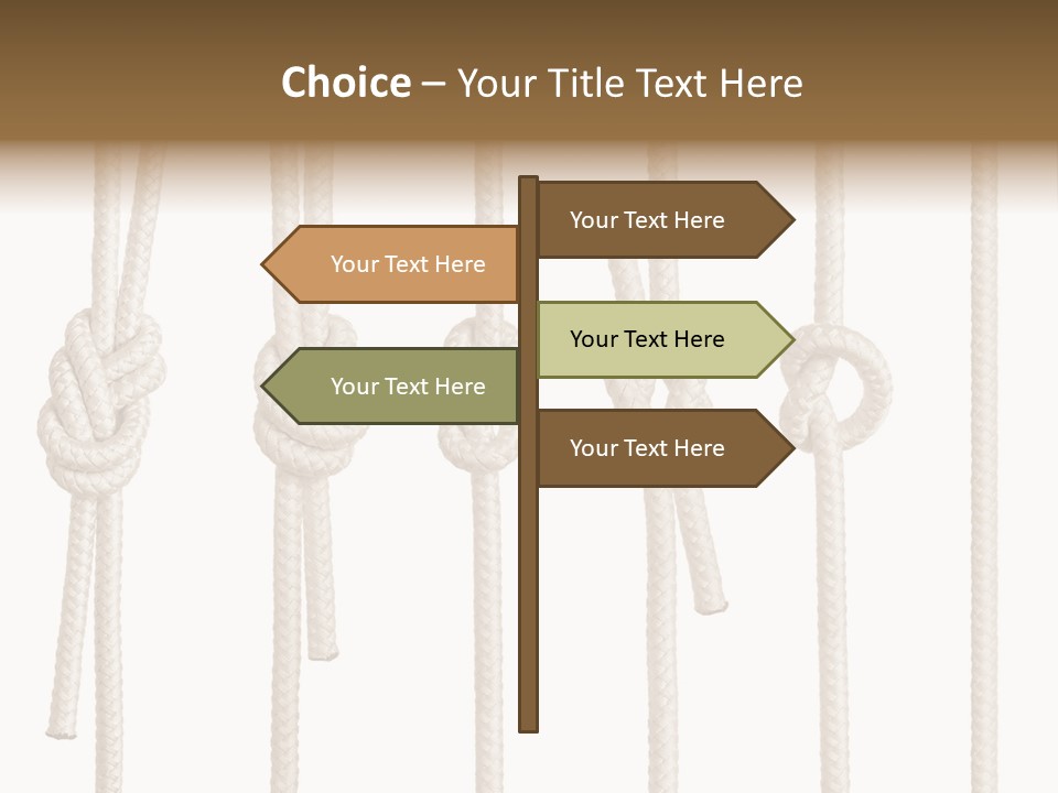 Thread String Together PowerPoint Template