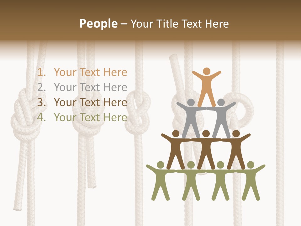 Thread String Together PowerPoint Template