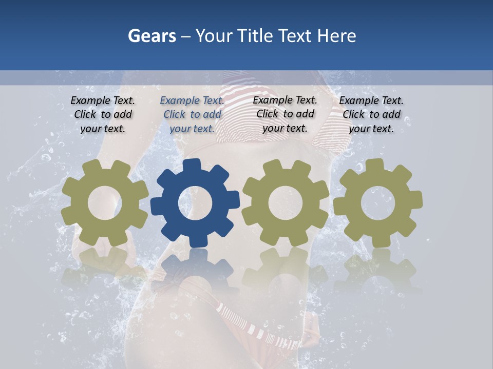 Washing Light White PowerPoint Template