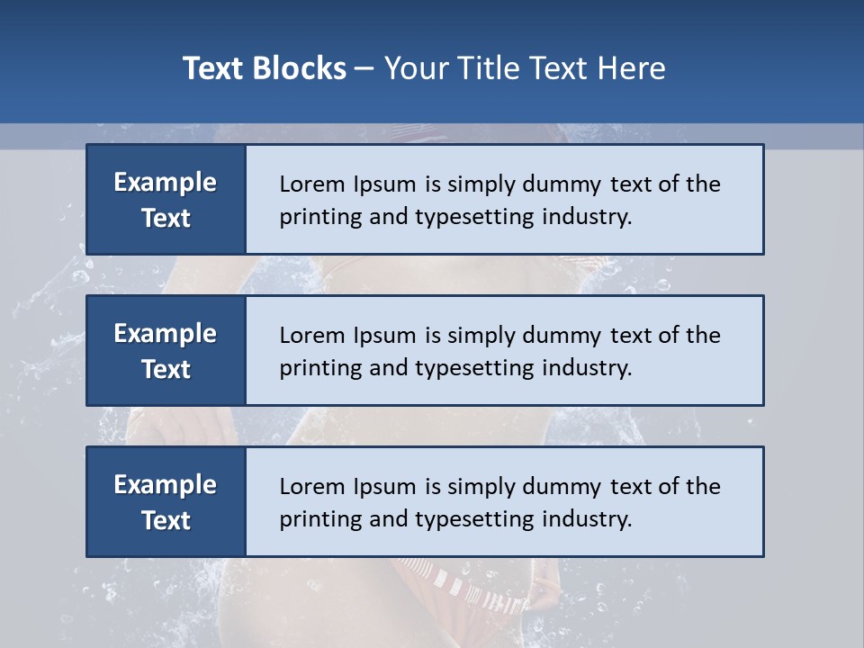 Washing Light White PowerPoint Template