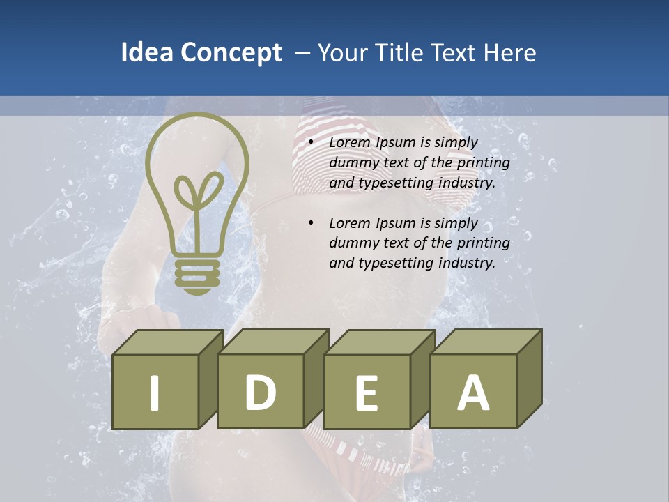 Washing Light White PowerPoint Template