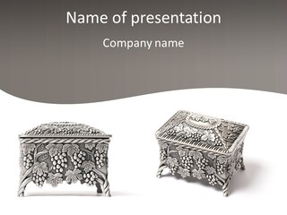 Ancient Jewelery Isolated PowerPoint Template