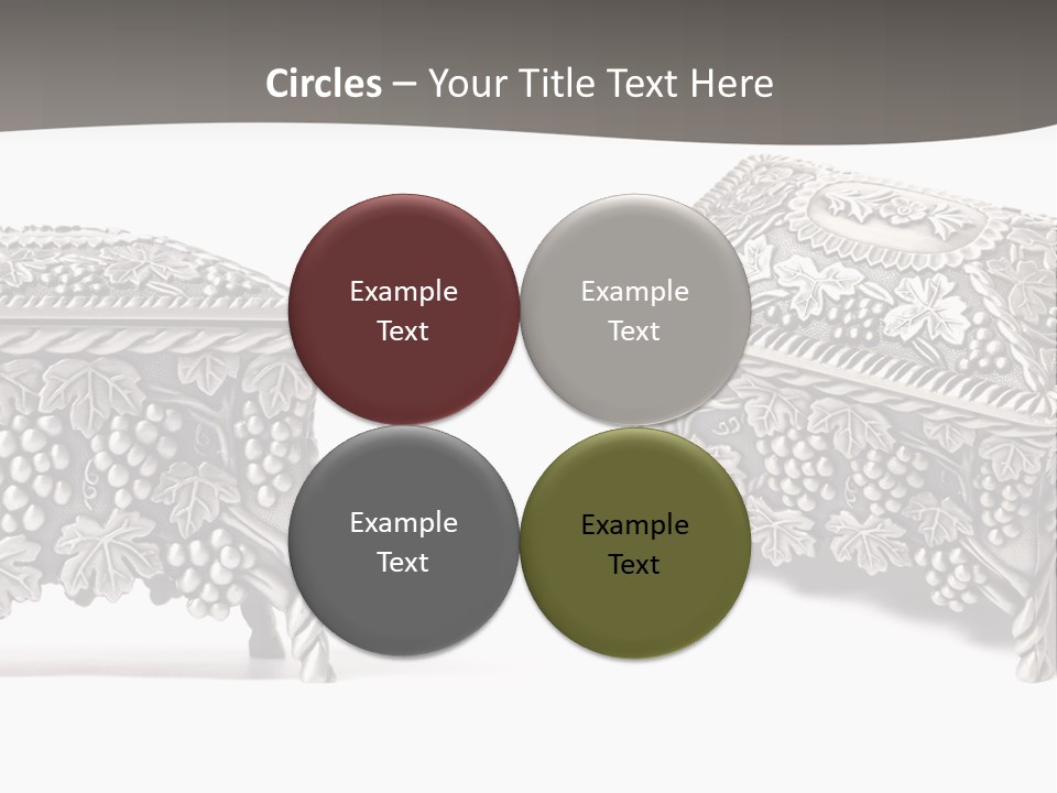 Ancient Jewelery Isolated PowerPoint Template