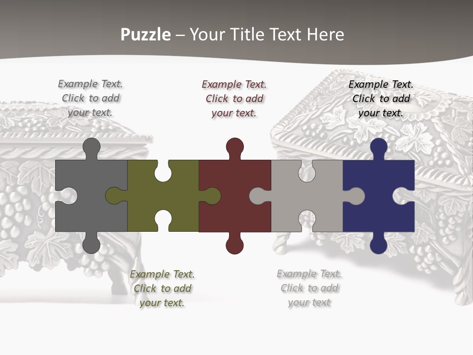 Ancient Jewelery Isolated PowerPoint Template