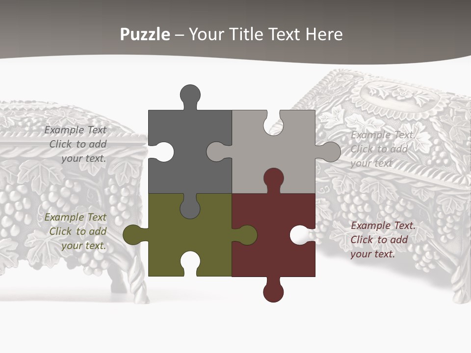 Ancient Jewelery Isolated PowerPoint Template