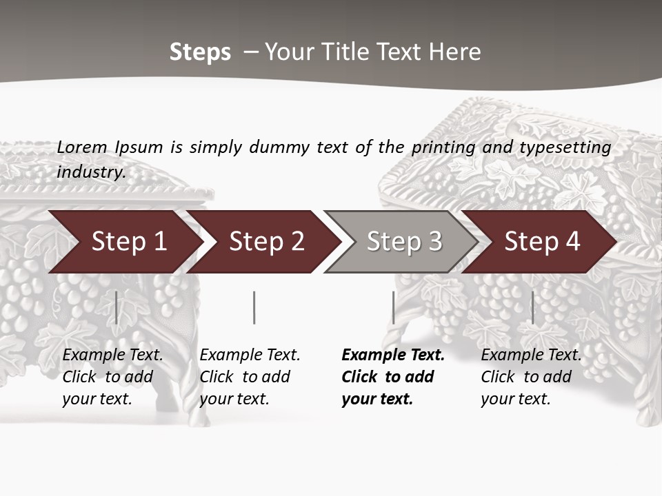 Ancient Jewelery Isolated PowerPoint Template