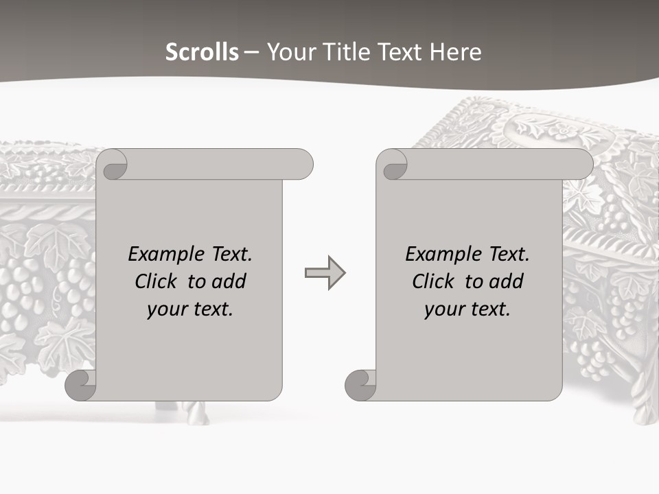 Ancient Jewelery Isolated PowerPoint Template