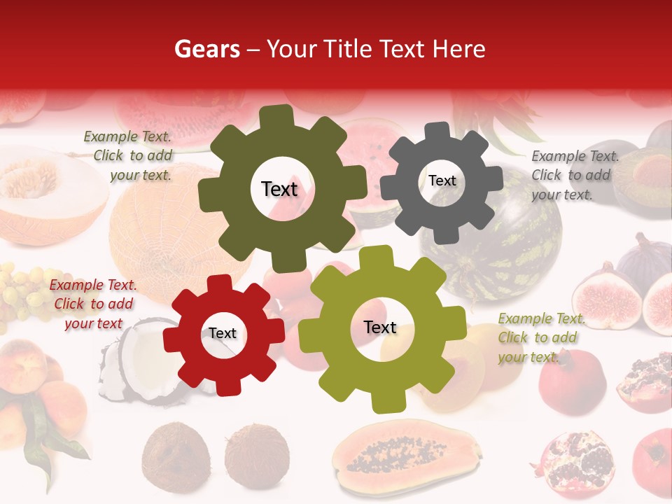 Photography Photo Red PowerPoint Template