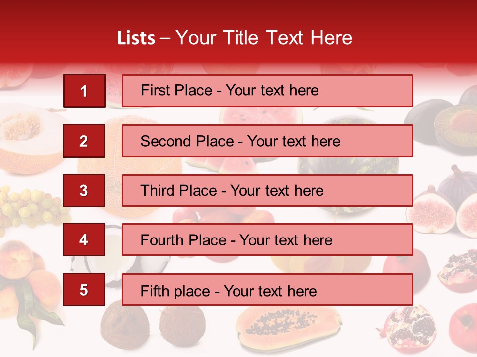 Photography Photo Red PowerPoint Template