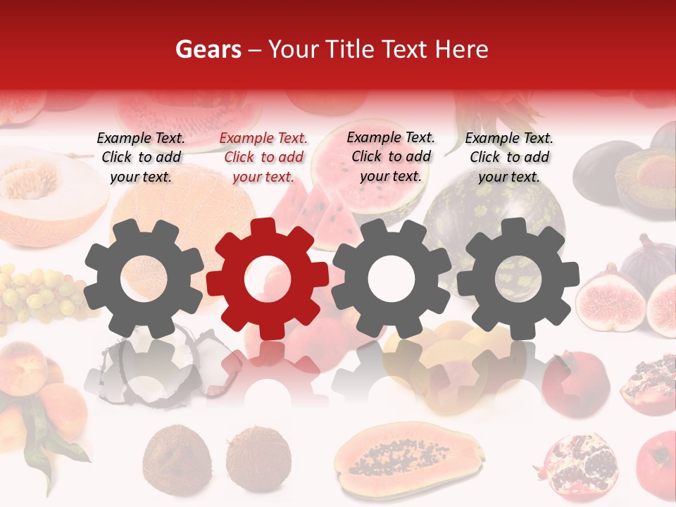 Photography Photo Red PowerPoint Template