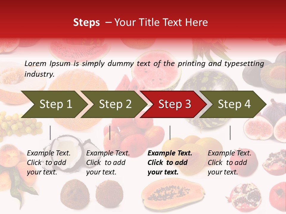 Photography Photo Red PowerPoint Template