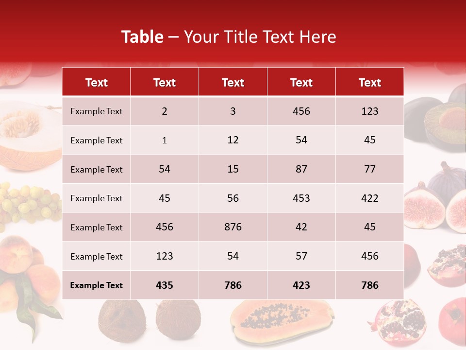 Photography Photo Red PowerPoint Template