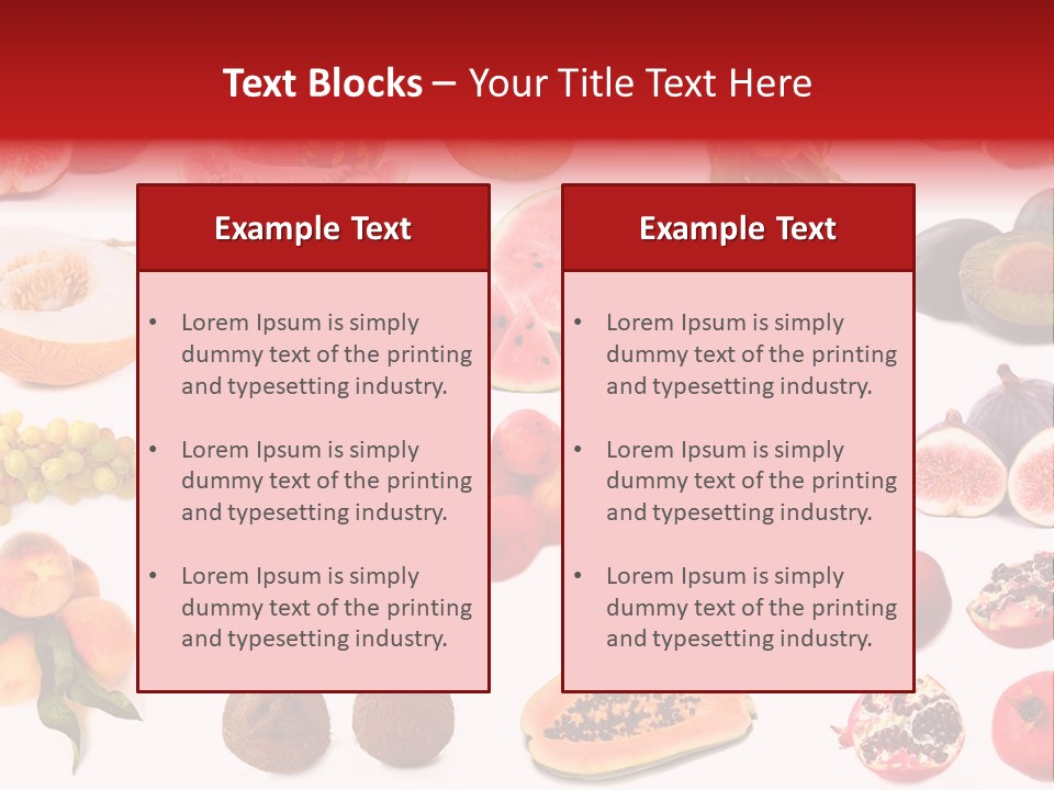 Photography Photo Red PowerPoint Template