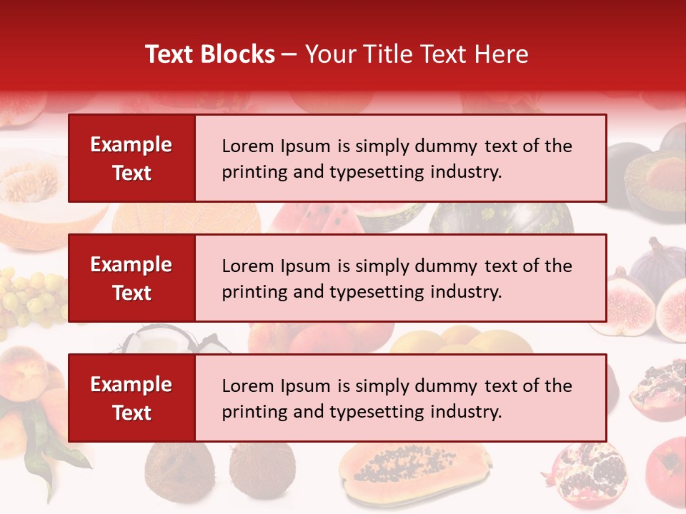 Photography Photo Red PowerPoint Template
