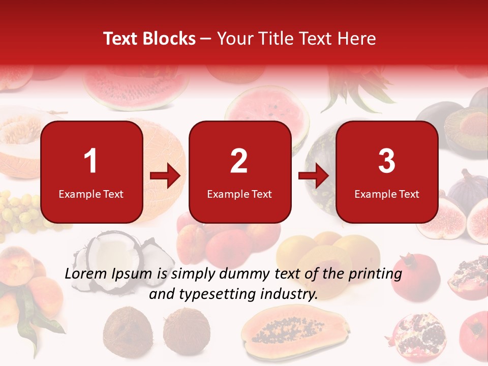 Photography Photo Red PowerPoint Template
