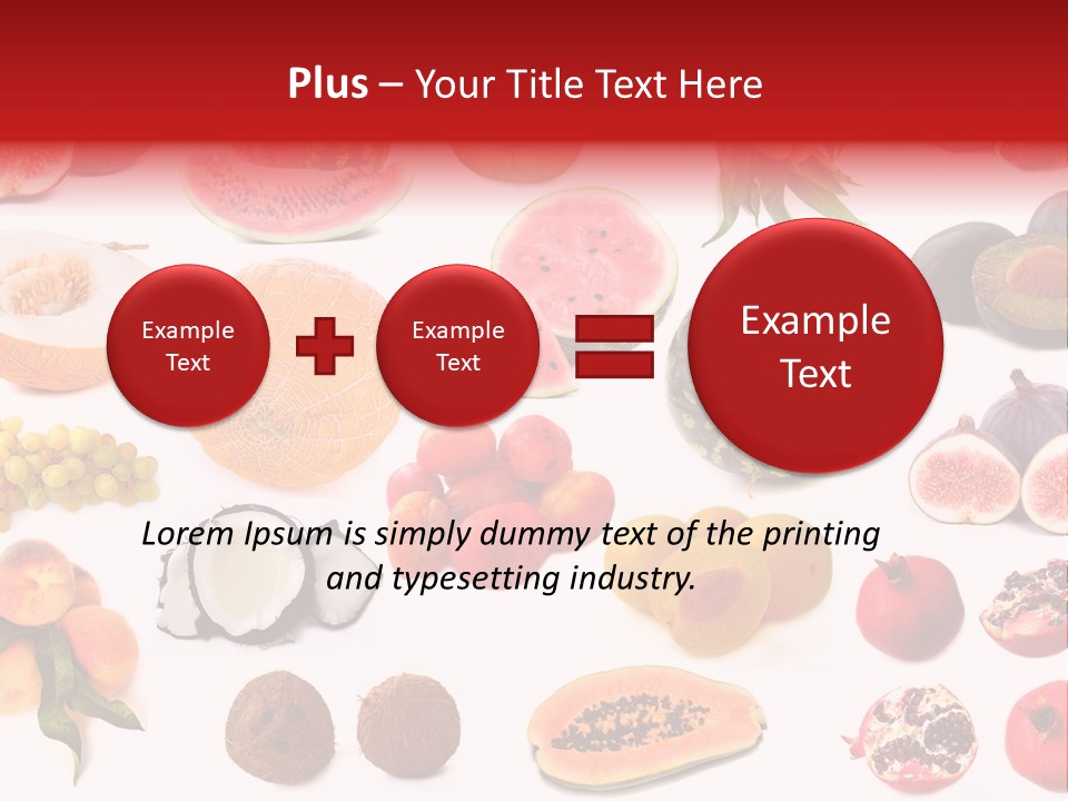 Photography Photo Red PowerPoint Template