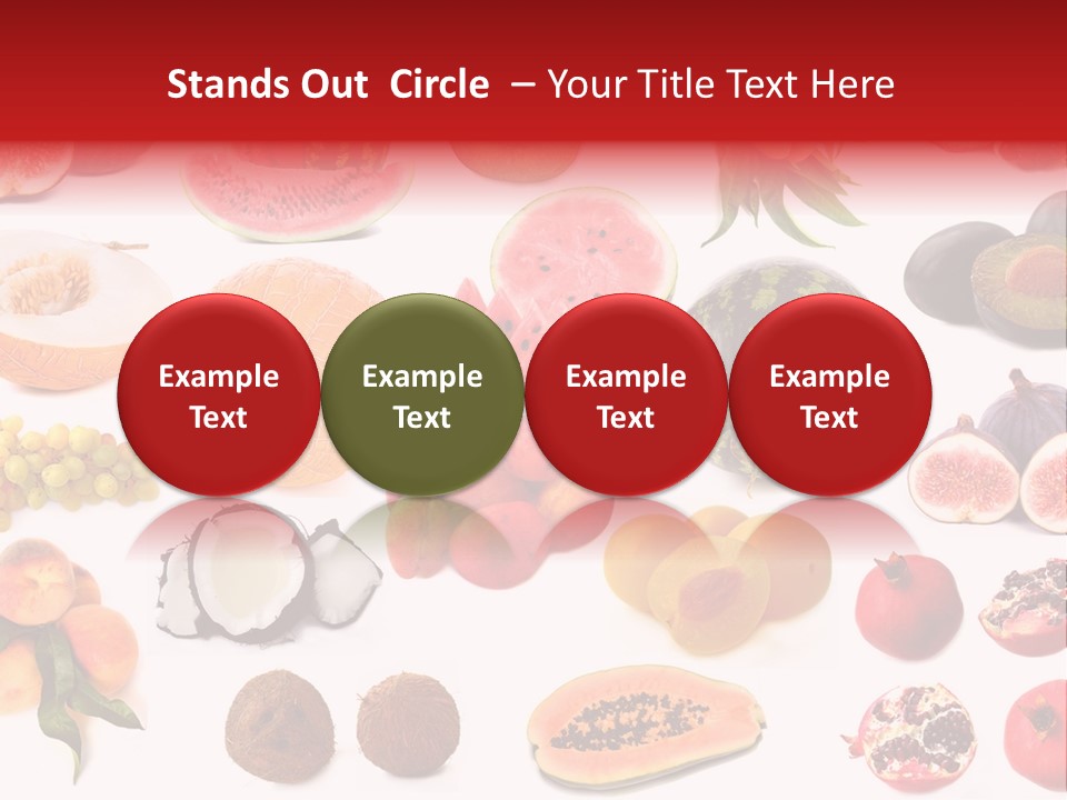 Photography Photo Red PowerPoint Template