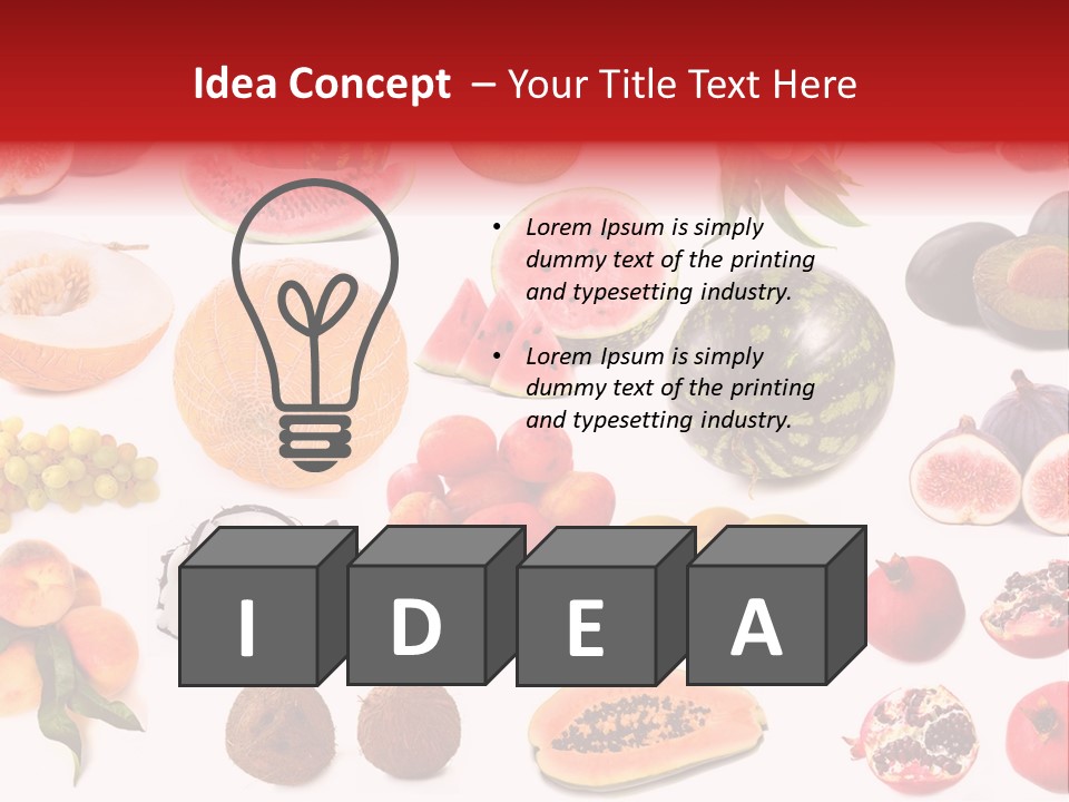 Photography Photo Red PowerPoint Template