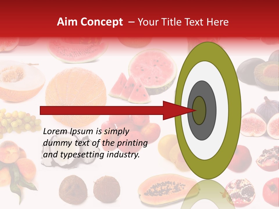 Photography Photo Red PowerPoint Template