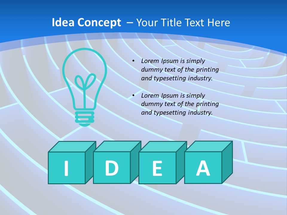 Dare Tracing Brainstorm PowerPoint Template