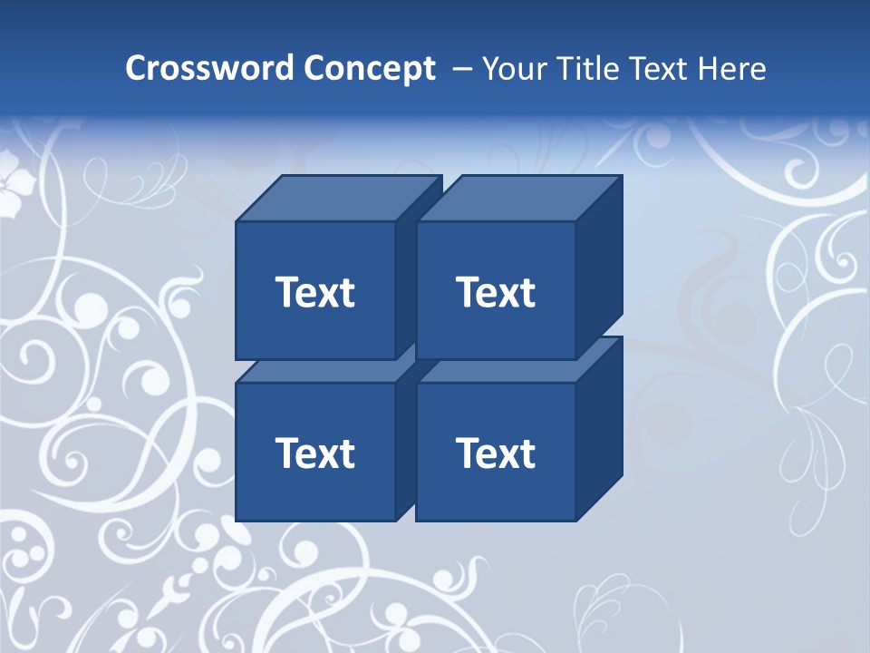 Grunge Floral Decorative PowerPoint Template