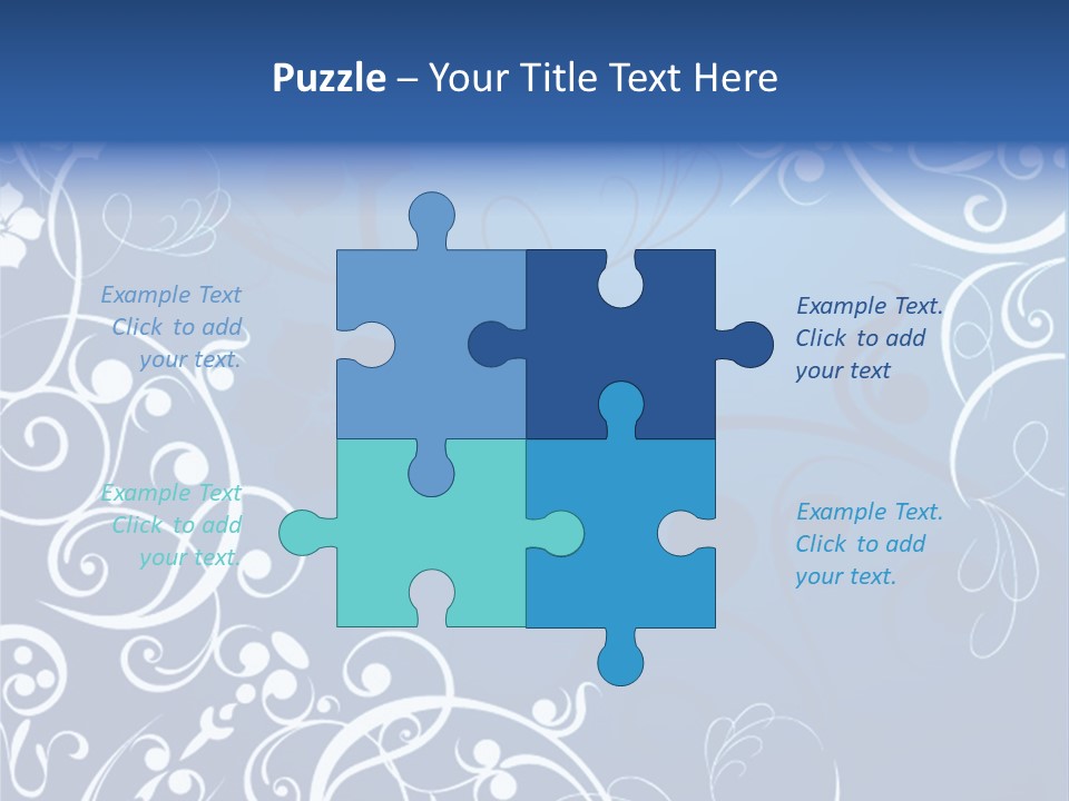 Grunge Floral Decorative PowerPoint Template