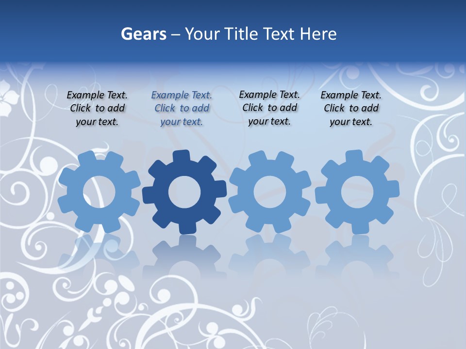 Grunge Floral Decorative PowerPoint Template