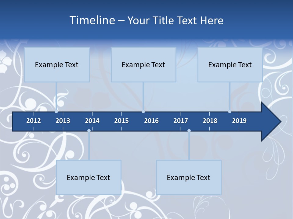 Grunge Floral Decorative PowerPoint Template